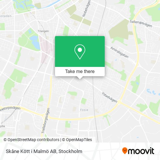 Skåne Kött i Malmö AB map