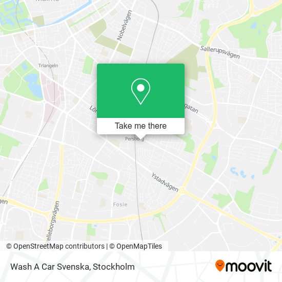 Wash A Car Svenska map