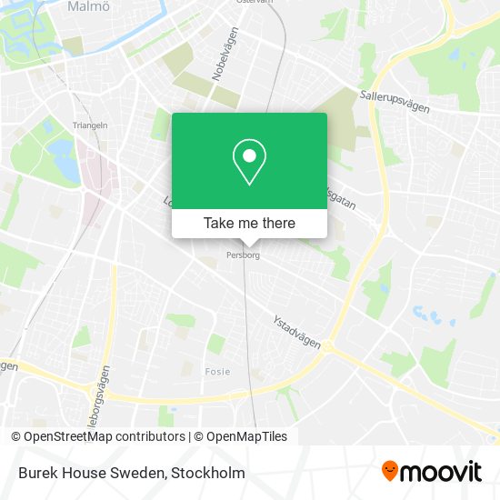 Burek House Sweden map