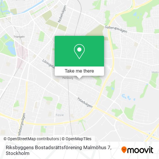 Riksbyggens Bostadsrättsförening Malmöhus 7 map