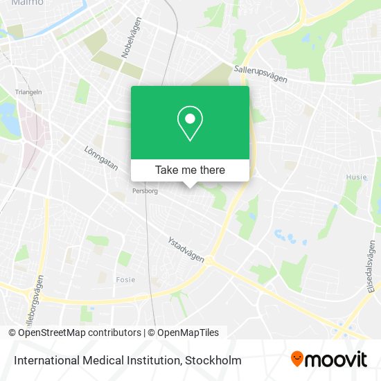 International Medical Institution map
