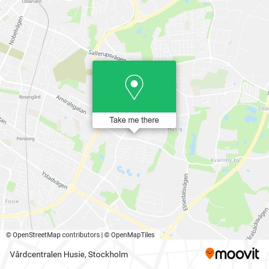 Vårdcentralen Husie map