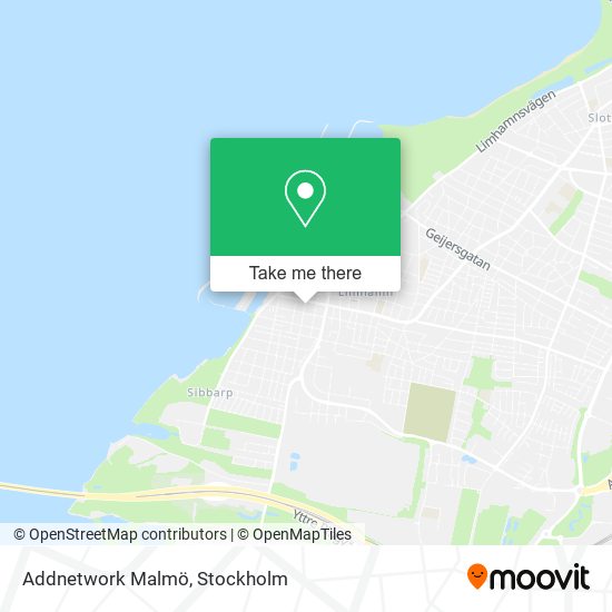 Addnetwork Malmö map