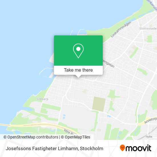 Josefssons Fastigheter Limhamn map