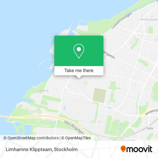 Limhamns Klippteam map