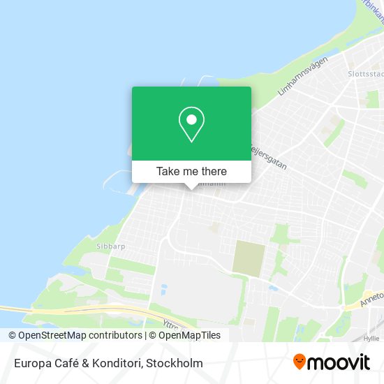 Europa Café & Konditori map