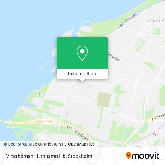 Vinsthörnan i Limhamn Hb map