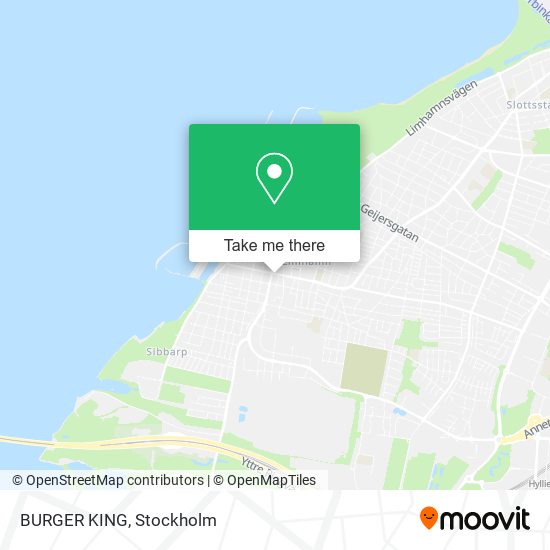 BURGER KING map