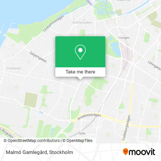 Malmö Gamlegård map