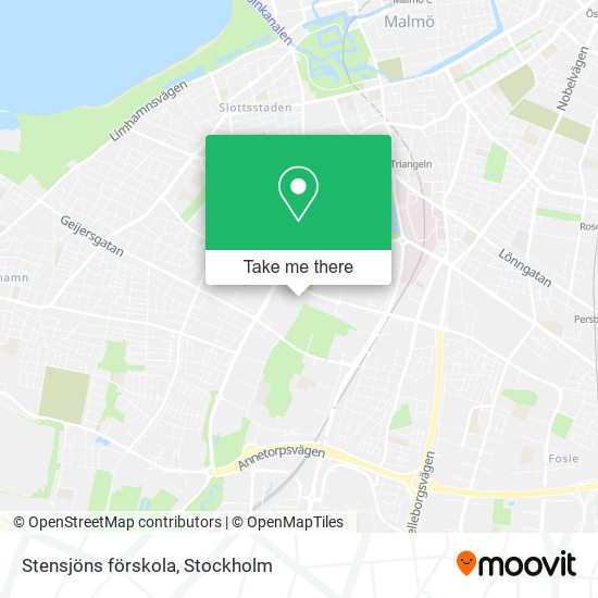 Stensjöns förskola map