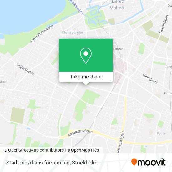 Stadionkyrkans församling map