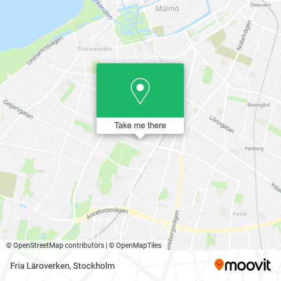 Fria Läroverken map