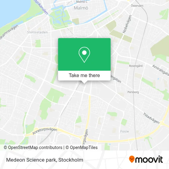Medeon Science park map