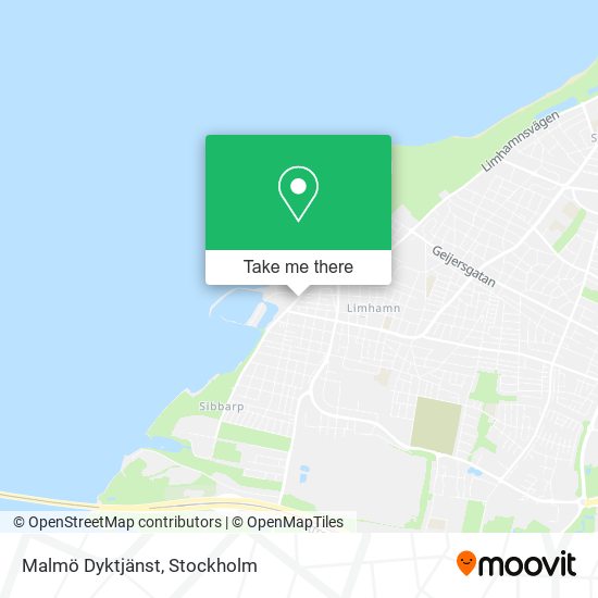 Malmö Dyktjänst map