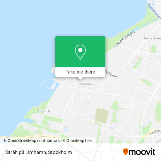 Stråh på Limhamn map