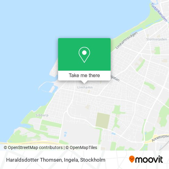 Haraldsdotter Thomsen, Ingela map