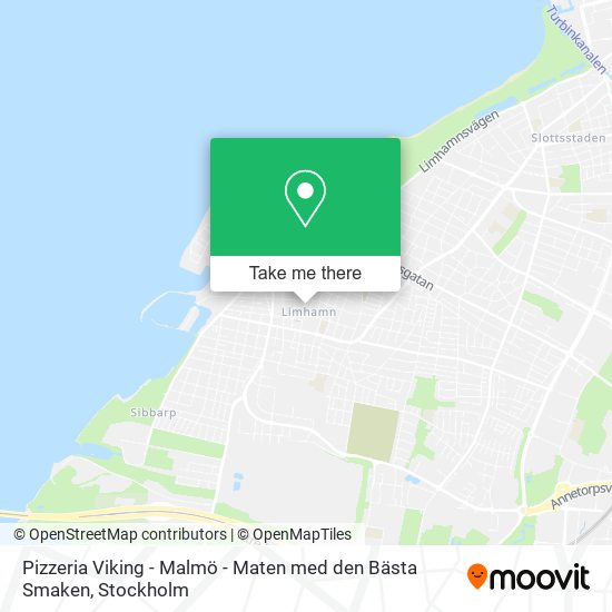 Pizzeria Viking - Malmö - Maten med den Bästa Smaken map