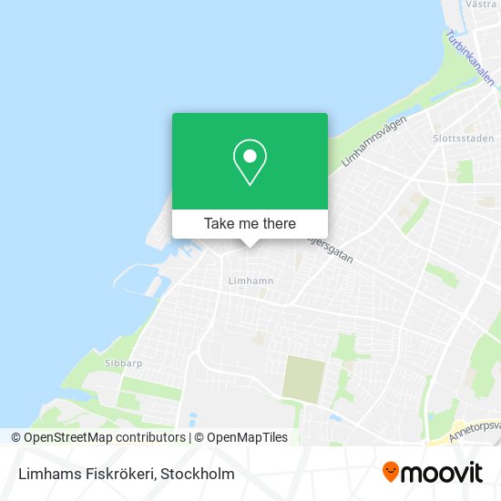 Limhams Fiskrökeri map