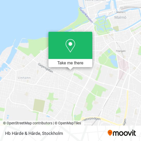 Hb Hårde & Hårde map