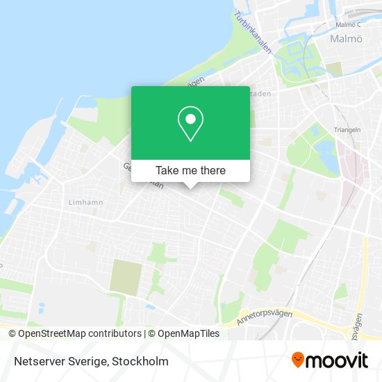 Netserver Sverige map