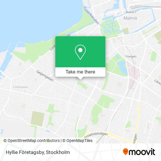 Hyllie Företagsby map