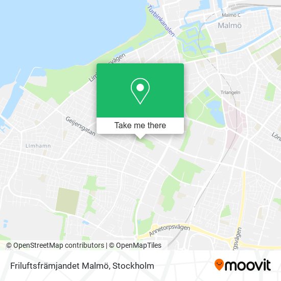 Friluftsfrämjandet Malmö map