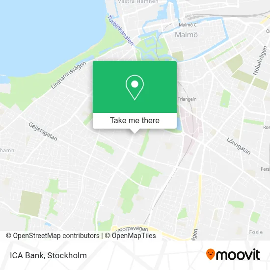 ICA Bank map