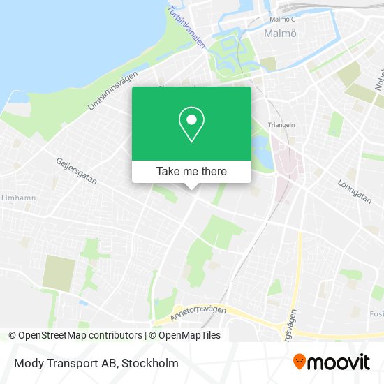 Mody Transport AB map