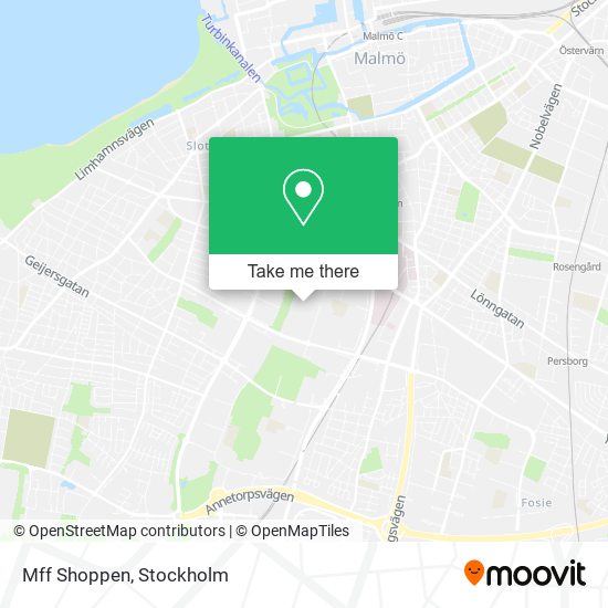 Mff Shoppen map