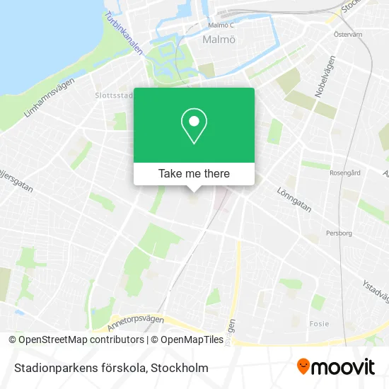 Stadionparkens förskola map