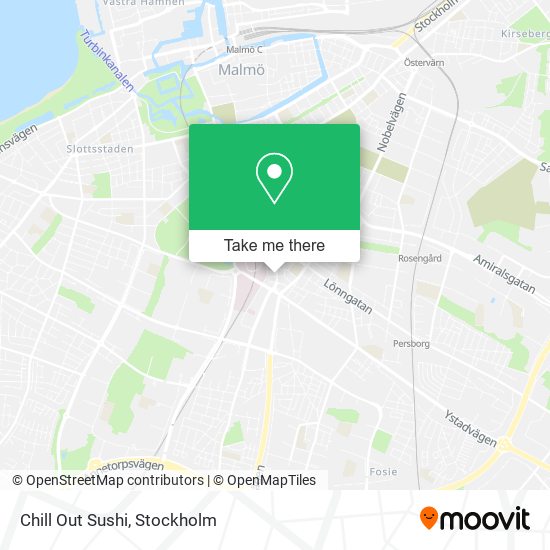 Chill Out Sushi map