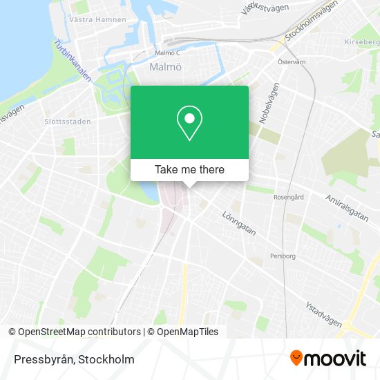 Pressbyrån map