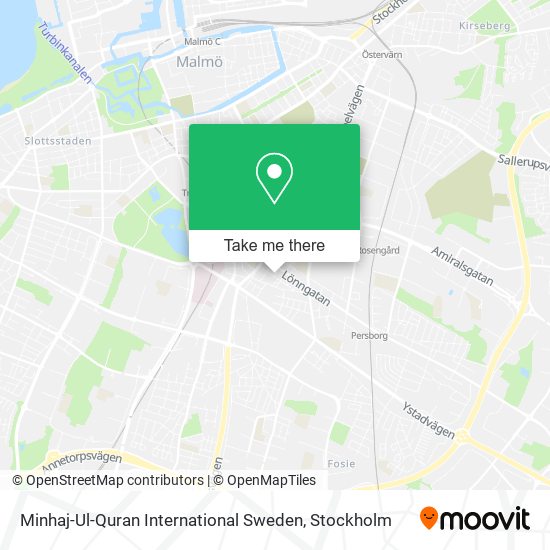 Minhaj-Ul-Quran International Sweden map