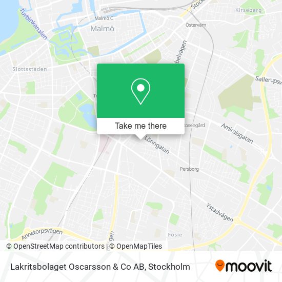 Lakritsbolaget Oscarsson & Co AB map