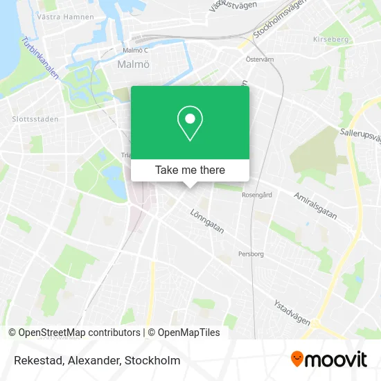 Rekestad, Alexander map