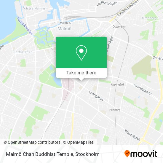 Malmö Chan Buddhist Temple map