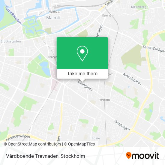 Vårdboende Trevnaden map