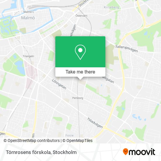 Törnrosens förskola map