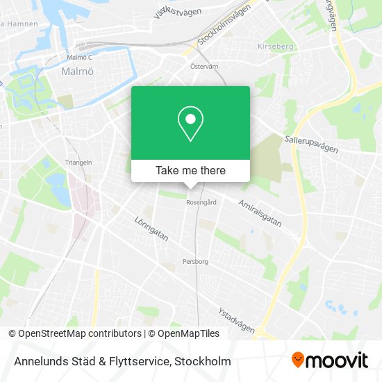 Annelunds Städ & Flyttservice map