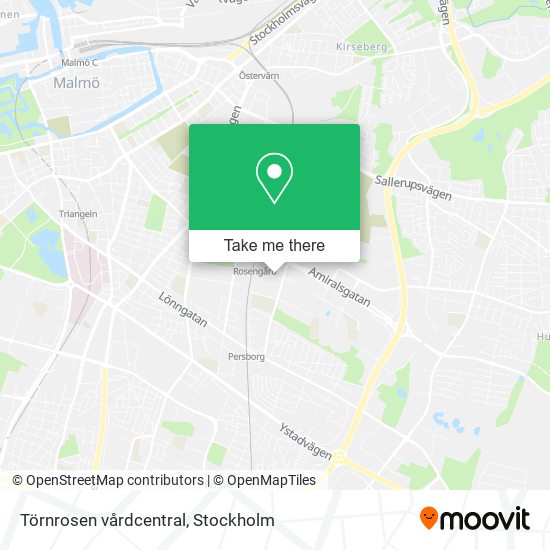 Törnrosen vårdcentral map