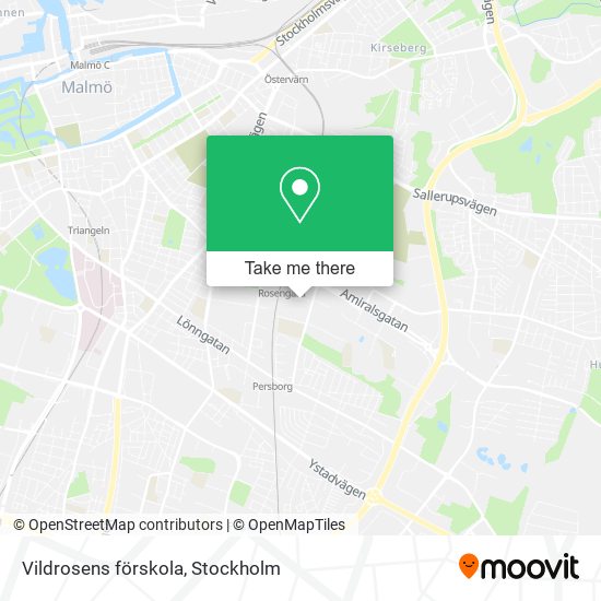 Vildrosens förskola map