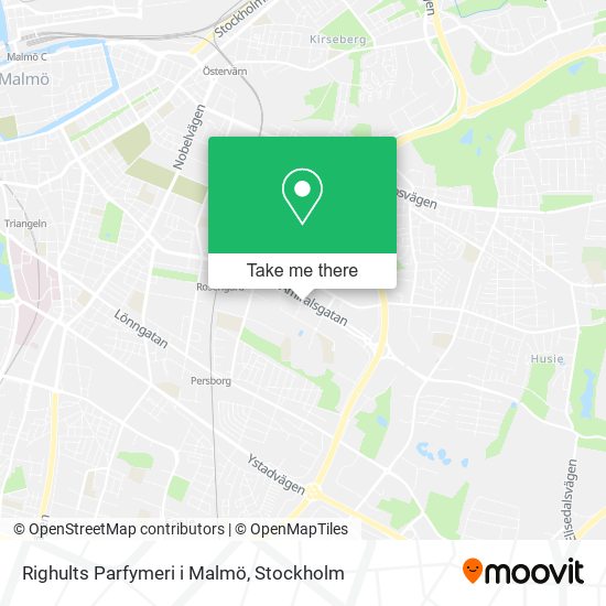 Righults Parfymeri i Malmö map