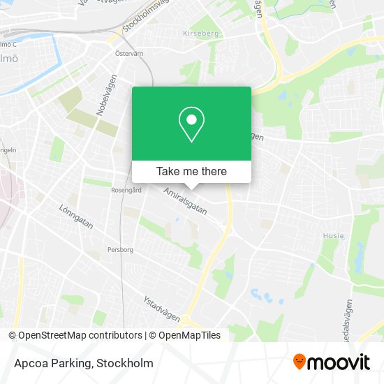 Apcoa Parking map