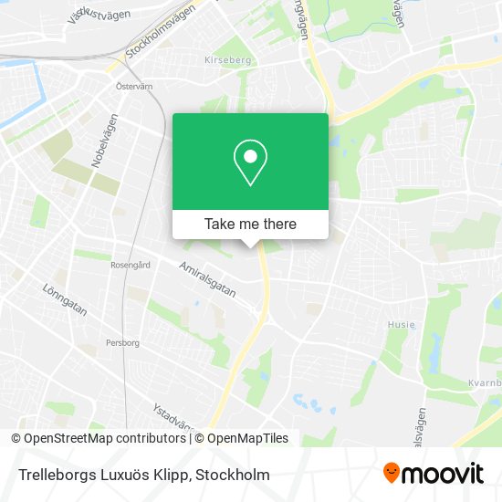Trelleborgs Luxuös Klipp map