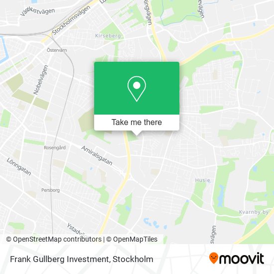 Frank Gullberg Investment map