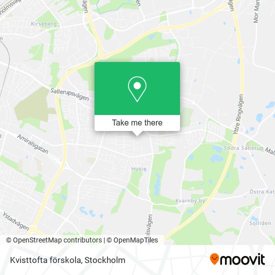 Kvisttofta förskola map