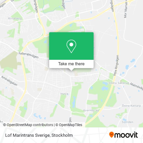 Lof Marintrans Sverige map