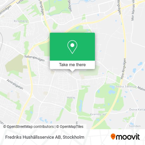 Fredriks Hushållsservice AB map