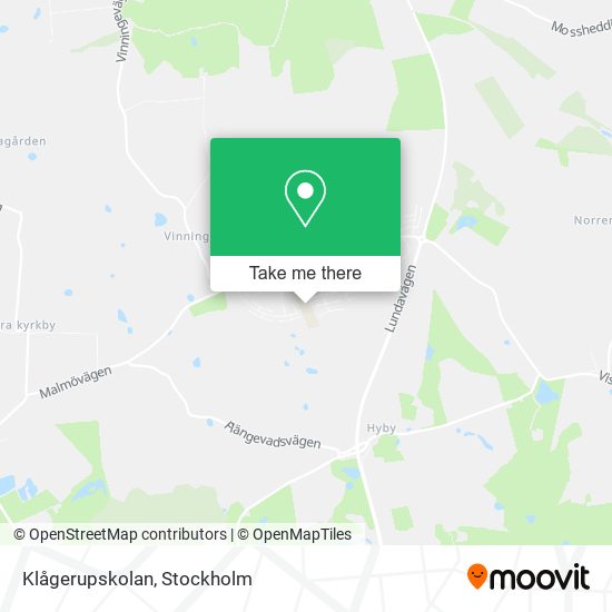 Klågerupskolan map