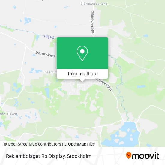 Reklambolaget Rb Display map